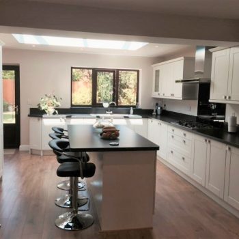 Matte Ivory Shaker kitchen